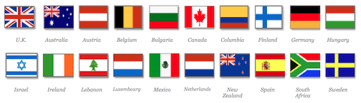 20 Countries HSVG Downloads Flags