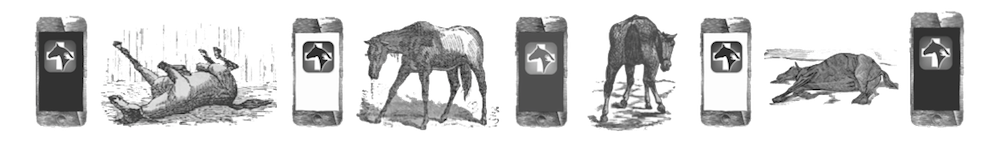 Horse-Phones-Panorama-BW-Smaller